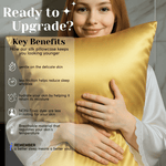 Gold 100% Pure Mulberry Silk Pillowcase - Envelope - NOCHKA