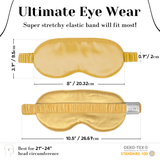 Gold Pure Silk Sleep Mask Set - NOCHKA