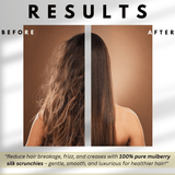 Gold Ultra Skinny Scrunchie – 100% Pure Mulberry Silk, Perfect for All Hair Types - NOCHKA