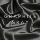 Graphite Gray Ultra Skinny Scrunchie – 100% Pure Mulberry Silk, Perfect for All Hair Types - NOCHKA