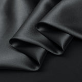 Graphite Grey 100% Pure Mulberry Silk Fabric 19mm 44" Width Pre - Cut Silk Fabric - NOCHKA