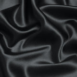 Graphite Grey 100% Pure Mulberry Silk Fabric 19mm 44" Width Pre - Cut Silk Fabric - NOCHKA