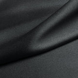 Graphite Grey 100% Pure Mulberry Silk Fabric 19mm 44" Width Pre - Cut Silk Fabric - NOCHKA