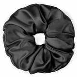 Graphite Jumbo Scrunchie – 100% Pure Mulberry Silk, Perfect for All Hair Types - NOCHKA