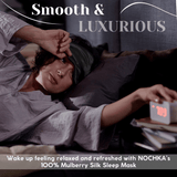 Graphite Pure Silk Sleep Mask - NOCHKA