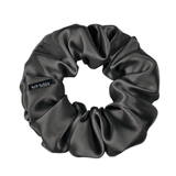 Graphite Skinny Scrunchie – 100% Pure Mulberry Silk, Perfect for All Hair Types - NOCHKA