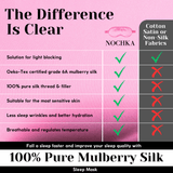 Hot Pink Pure Silk Sleep Mask - NOCHKA