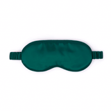 Hunter Green Pure Silk Sleep Mask Set - NOCHKA