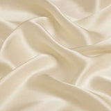 Ivory 100% Pure Mulberry Silk Fabric 19mm 44" Width Pre - Cut Silk Fabric - NOCHKA