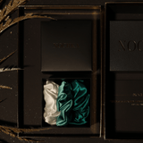 Jungle Shades of 3 Regular Mulberry Silk Scrunchies | 100% Silk - NOCHKA