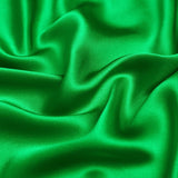 Kelly Green 100% Pure Mulberry Silk Fabric 19mm 44" Width Pre - Cut Silk Fabric - NOCHKA