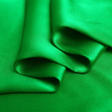 Kelly Green 100% Pure Mulberry Silk Fabric 19mm 44" Width Pre - Cut Silk Fabric - NOCHKA