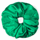 Kelly Green Jumbo Scrunchie – 100% Pure Mulberry Silk, Perfect for All Hair Types - NOCHKA
