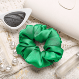 Kelly Green Regular Scrunchie – 100% Pure Mulberry Silk, Perfect for All Hair Types - NOCHKA