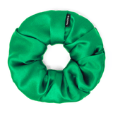 Kelly Green Regular Scrunchie – 100% Pure Mulberry Silk, Perfect for All Hair Types - NOCHKA