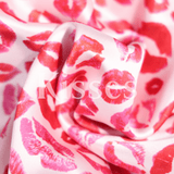 Kiss Print Pure Mulberry Silk Bonnet – Reversible & Durable - NOCHKA