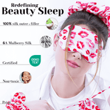 Kissed Pure Silk Sleep Mask - NOCHKA