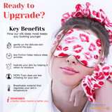 Kissed Pure Silk Sleep Mask - NOCHKA