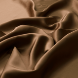 Latte 100% Pure Mulberry Silk Fabric 19mm Cut - to - Size Silk Fabric - NOCHKA