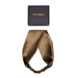 Latte Pure Silk Headband - NOCHKA