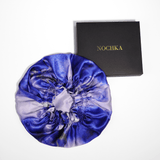 Lavender Indigo Pure Mulberry Silk Bonnet – Reversible & Durable - NOCHKA