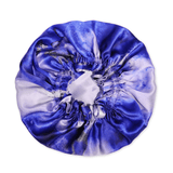 Lavender Indigo Pure Mulberry Silk Bonnet – Reversible & Durable - NOCHKA