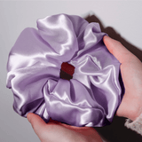 Lavender Jumbo Scrunchie – 100% Pure Mulberry Silk, Perfect for All Hair Types - NOCHKA