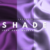 Lavender Shades of 3 Skinny Mulberry Silk Scrunchies | 100% Silk - NOCHKA