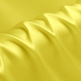 Lemon Yellow 100% Pure Mulberry Silk Fabric 19mm 44" Width Pre - Cut Silk Fabric - NOCHKA
