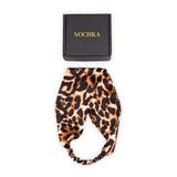 Leopard Pure Silk Headband - NOCHKA