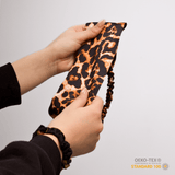 Leopard Pure Silk Headband - NOCHKA
