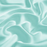 Light Aqua Blue 100% Pure Mulberry Silk Fabric 19mm 44" Width Pre - Cut Silk Fabric - NOCHKA