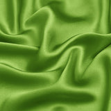 Lime 100% Pure Mulberry Silk Fabric 19mm 44" Width Pre - Cut Silk Fabric - NOCHKA