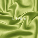 Lime Ultra Skinny Scrunchie – 100% Pure Mulberry Silk, Perfect for All Hair Types - NOCHKA