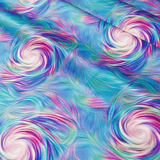 Lollipop Print 100% Pure Mulberry Silk Fabric 19mm 54" Width Pre - Cut Silk Fabric - NOCHKA
