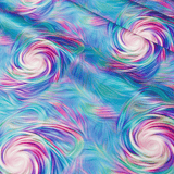 Lollipop Print 100% Pure Mulberry Silk Fabric 19mm 54" Width Pre - Cut Silk Fabric - NOCHKA