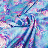 Lollipop Print 100% Pure Mulberry Silk Fabric 19mm 54" Width Pre - Cut Silk Fabric - NOCHKA