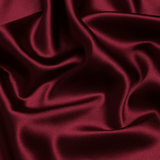 Mahogany Red Color 100% Pure Mulberry Silk Fabric 19mm Cut - to - Size Silk Fabric - NOCHKA