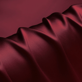Mahogany Red Color 100% Pure Mulberry Silk Fabric 19mm Cut - to - Size Silk Fabric - NOCHKA