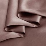 Mahogany Rose 100% Pure Mulberry Silk Fabric 19mm 44" Width Pre - Cut Silk Fabric - NOCHKA