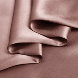 Mahogany Rose 100% Pure Mulberry Silk Fabric 19mm Cut - to - Size Silk Fabric - NOCHKA