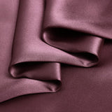 Mauve 100% Pure Mulberry Silk Fabric 19mm 44" Width Pre - Cut Silk Fabric - NOCHKA