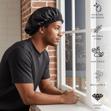 Men's Reversible Double - Layer Silk Bonnet – Premium Hair Care & Gift - NOCHKA