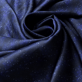 Midnight Print 100% Pure Mulberry Silk Fabric 19mm 54" Width Pre - Cut Silk Fabric - NOCHKA