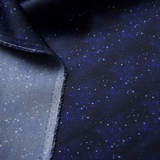 Midnight Print 100% Pure Mulberry Silk Fabric 19mm 54" Width Pre - Cut Silk Fabric - NOCHKA