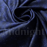 Midnight Print Pure Mulberry Silk Bonnet – Reversible & Durable - NOCHKA