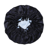 Midnight Print Pure Mulberry Silk Bonnet – Reversible & Durable - NOCHKA