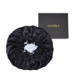 Midnight Print Pure Mulberry Silk Bonnet – Reversible & Durable - NOCHKA
