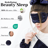 Midnight Pure Silk Sleep Mask - NOCHKA