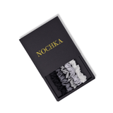 Monochrome Shades Ultra - Skinny Silk Scrunchies (Set of 5) - NOCHKA